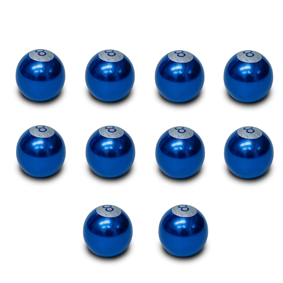 INNOVATIVE SPORTS VALVE CAPS BILLIARD 10 pack