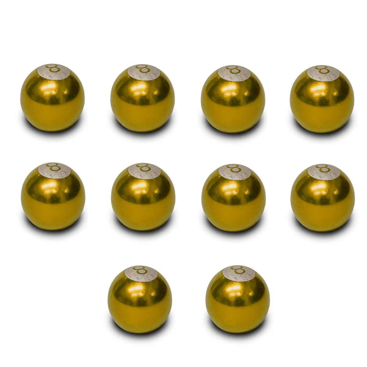 INNOVATIVE SPORTS VALVE CAPS BILLIARD 10 pack