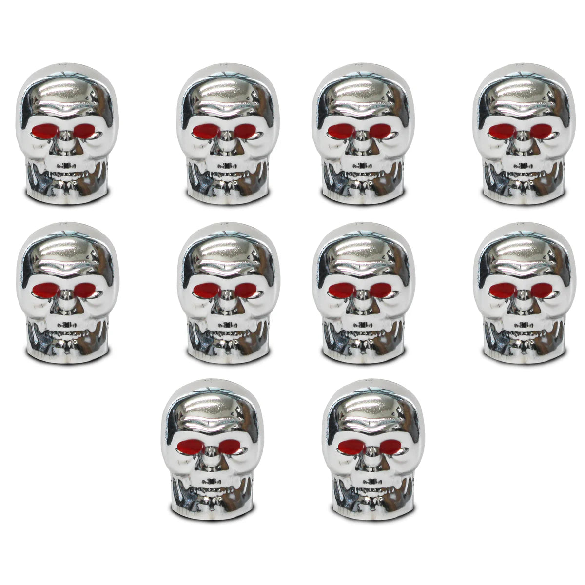 INNOVATIVE SPORTS VALVE CAPS SKULL 10 pack