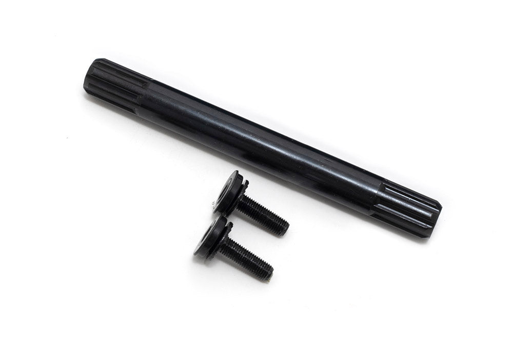 THEORY REPLACEMENT CRANK SPINDLES w/BOLTS 8 SPLINE