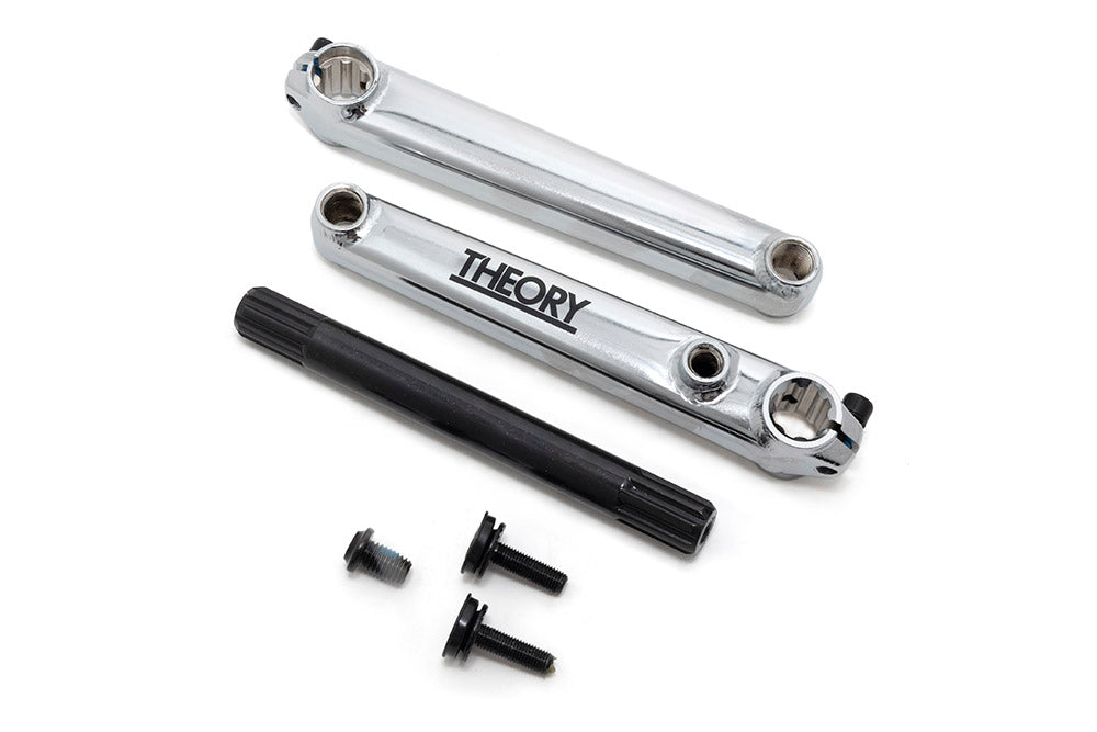 THEORY CONSERVE 3pc CRANKS w/175mm LENGTH SPINDLE FOR BIKELIFE BIKES