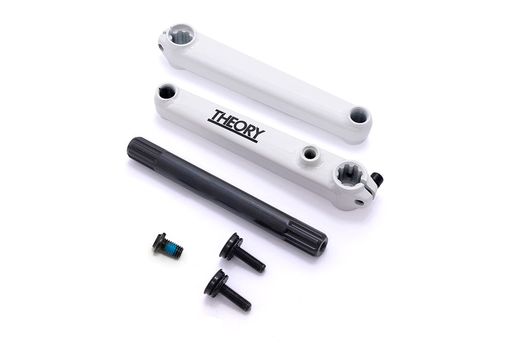 THEORY CONSERVE 3pc CRANKS w/175mm LENGTH SPINDLE FOR BIKELIFE BIKES