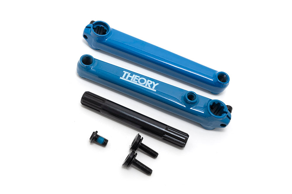 THEORY CONSERVE 3pc CRANKS w/138mm LENGTH SPINDLE FOR BMX BIKES