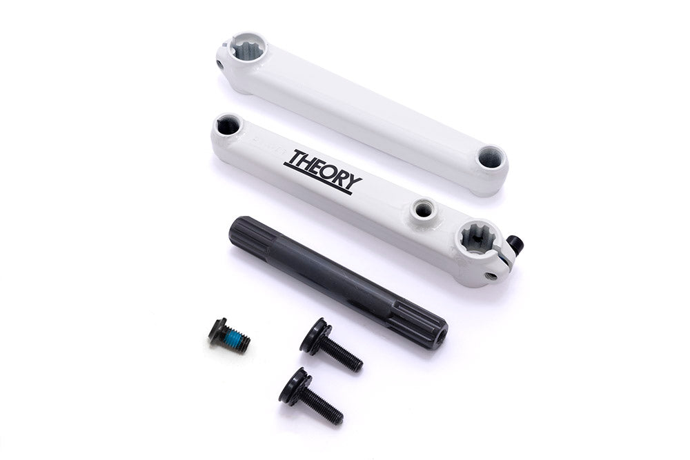 THEORY CONSERVE 3pc CRANKS w/138mm LENGTH SPINDLE FOR BMX BIKES