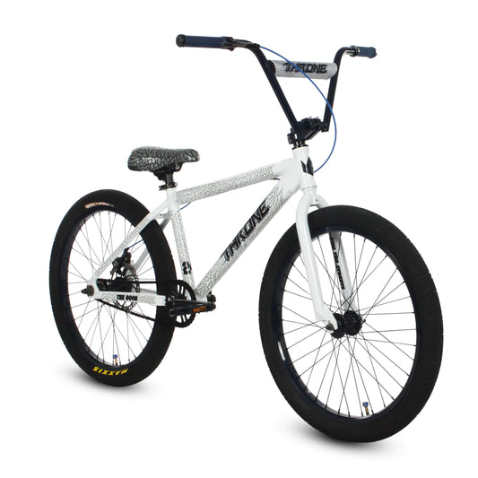 THRONE GOON 24" WHITE RETRO COMPLETE BIKE w/DISC BRAKES (EAST COAST)