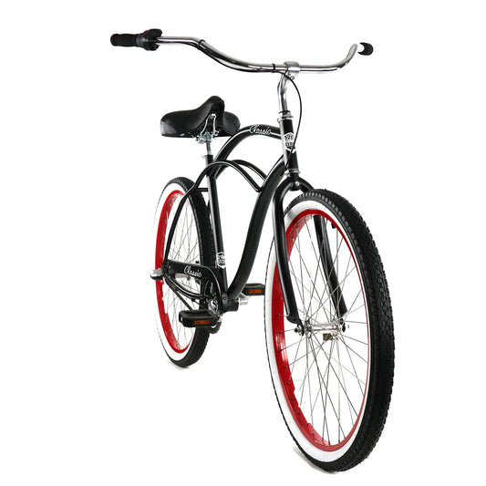 GOLDEN CYCLES 26" CLASSIC BEACH CRUISER MENS 3spd (click for more colors) (WEST COAST)