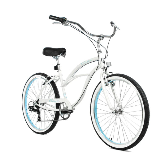GOLDEN CYCLES 26" CLASSIC BEACH CRUISER WOMENS 7spd (click for more colors) (WEST COAST)