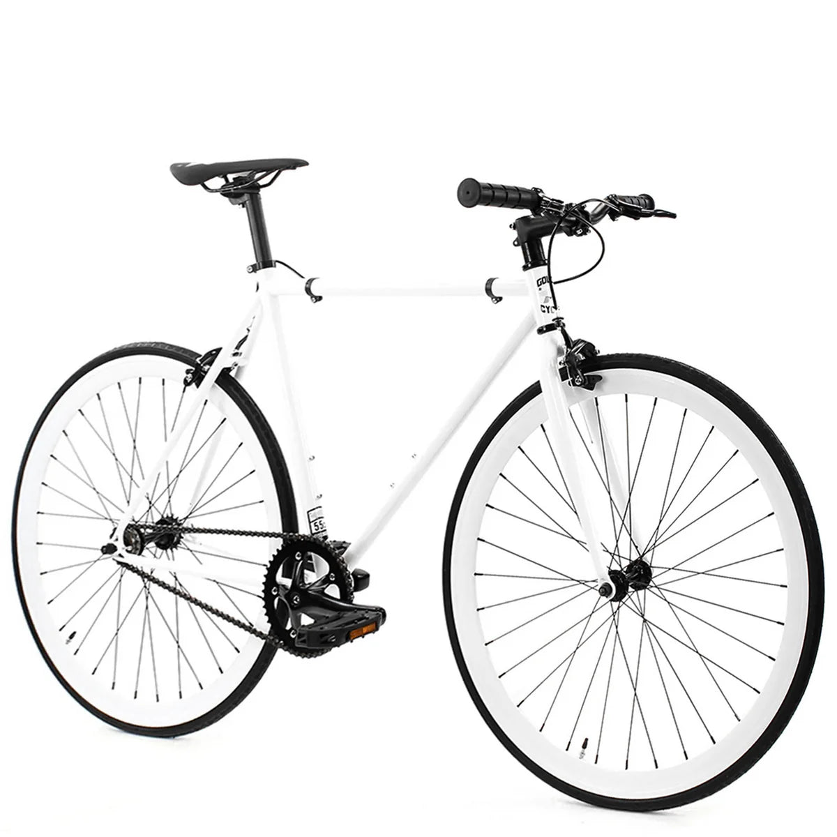 GOLDEN CYCLES KILO COMPLETE BIKE WHITE w/ WHITE RIMS (WEST COAST)