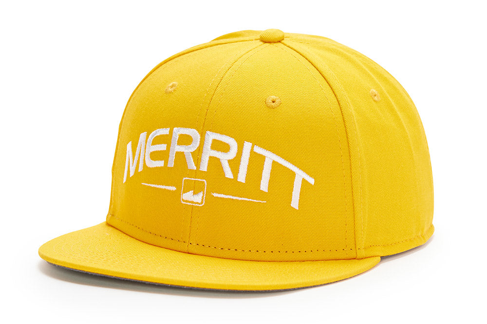MERRITT CRISPY FLAT BRIM HAT