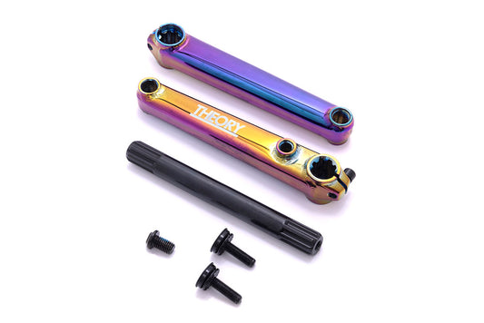 THEORY CONSERVE 3pc CRANKS w/175mm LENGTH SPINDLE FOR BIKELIFE BIKES