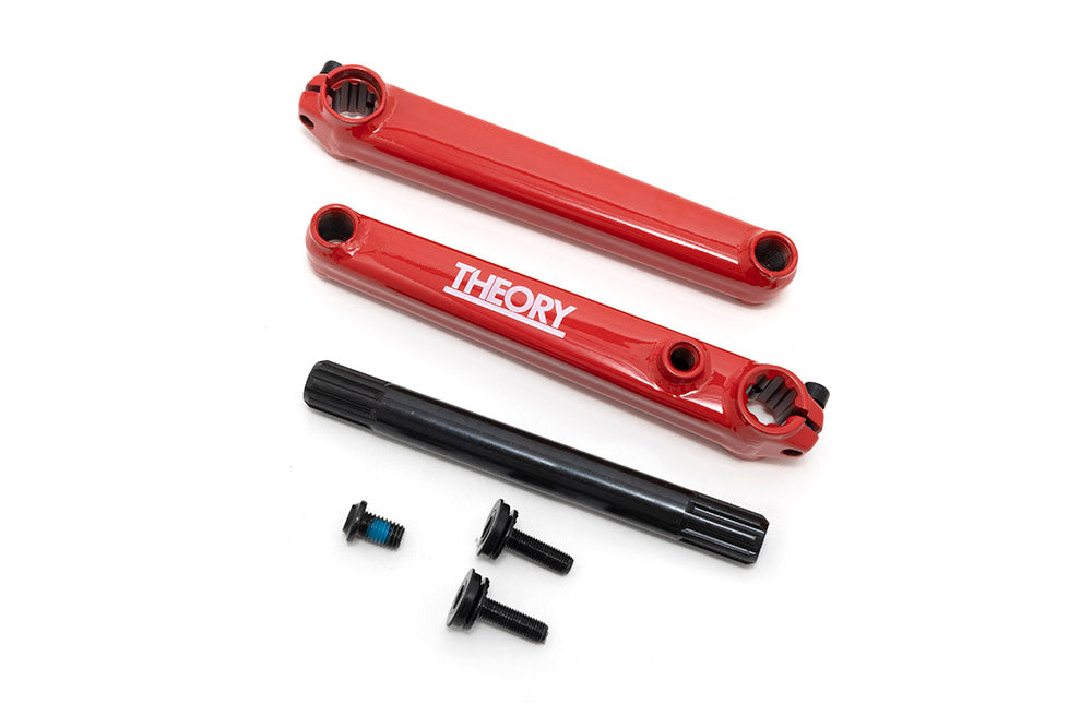 THEORY CONSERVE 3pc CRANKS w/175mm LENGTH SPINDLE FOR BIKELIFE BIKES